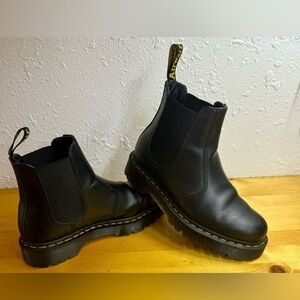 Dr. Martens Black Leather Boots